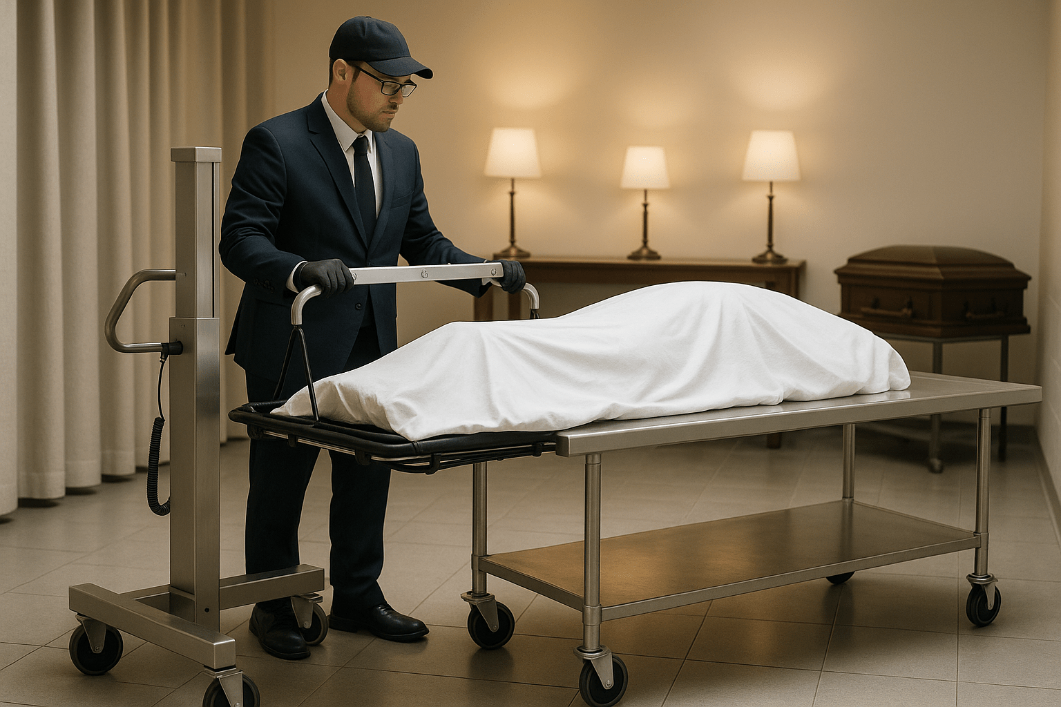 Strap In and Lift Off: Mortuary Body Lifters Reviewed - American Mortuary Coolers & Equipments Strap In and Lift Off: Mortuary Body Lifters Reviewed - American Mortuary Coolers & Equipments